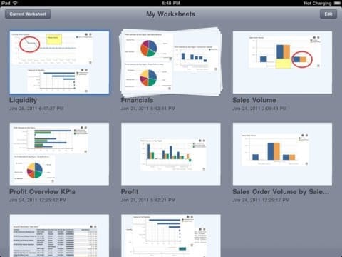 SAP Business ByDesign Dashboard App Bild 3