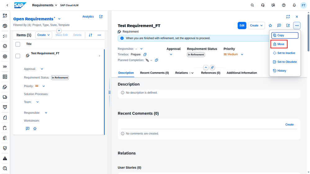 SAP S4HANA SAP Cloud ALM