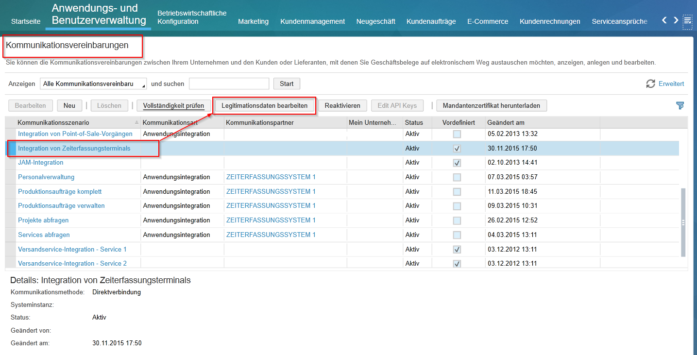 Kurzanleitung: Dokumentation Zeiterfassung Webservice