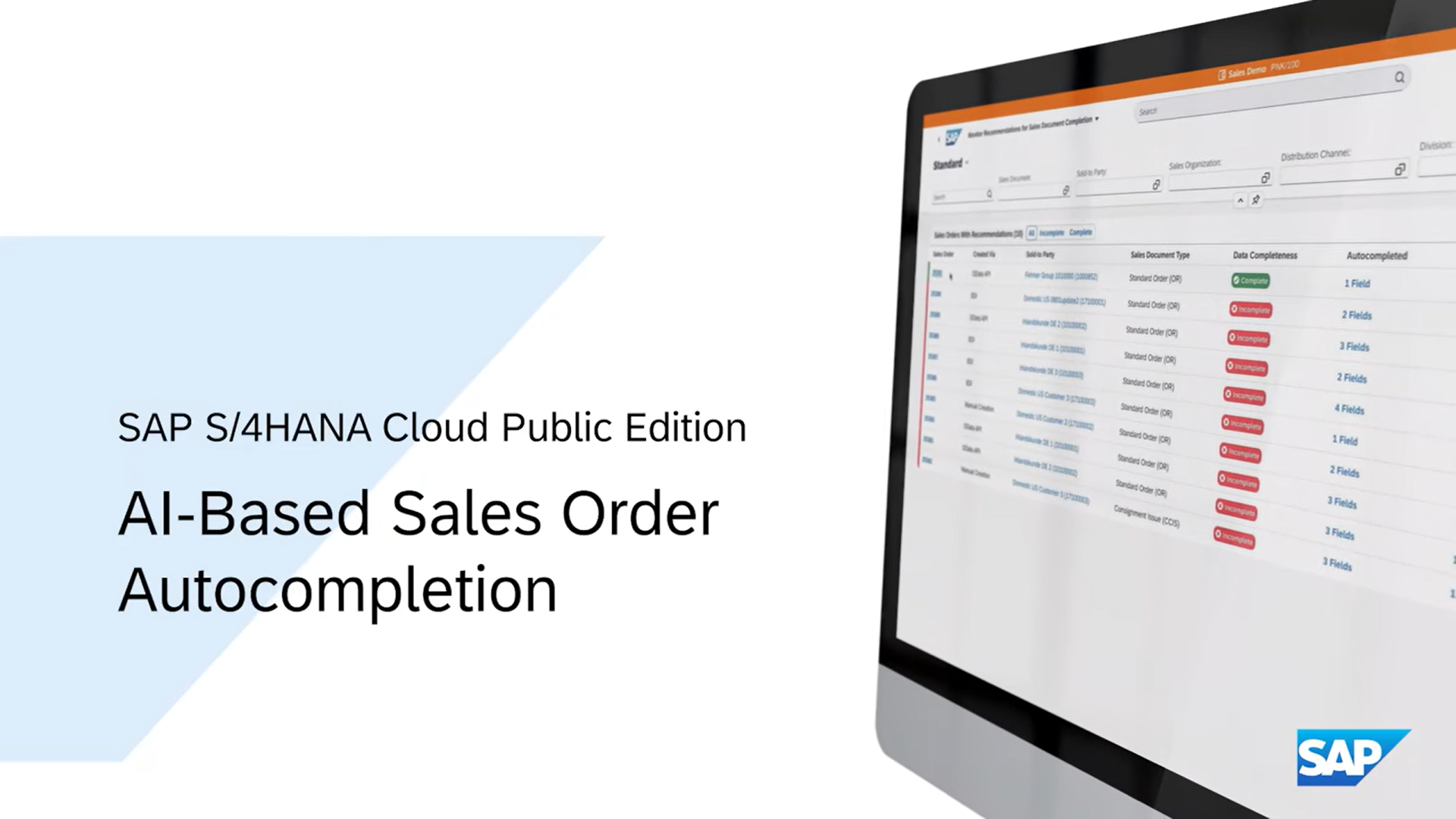 Automatisierung von Verkaufsaufträgen - Effizienzsteigerung mit SAP S/4HANA Cloud