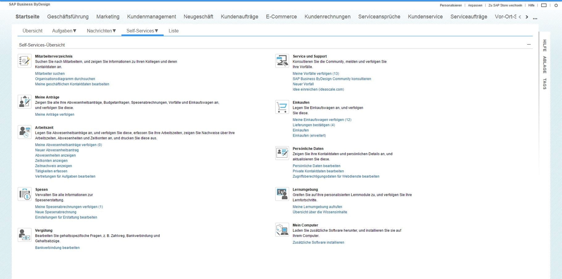 SAP Business ByDesign – Jetzt schon unter HTML5 testen